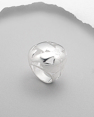Anillo de Flores Artesanal de Plata Ley 925 - 925 Sterling Silver Handmade Flowers Ring - ID: 547066834 Bellash